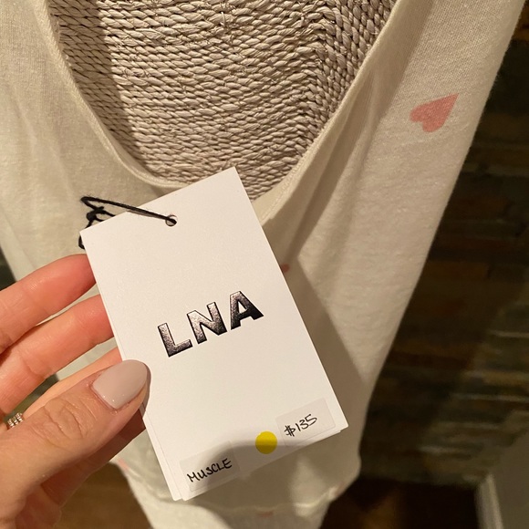 LNA Heart Muscle Tank Sz. L NWT - Picture 6 of 7